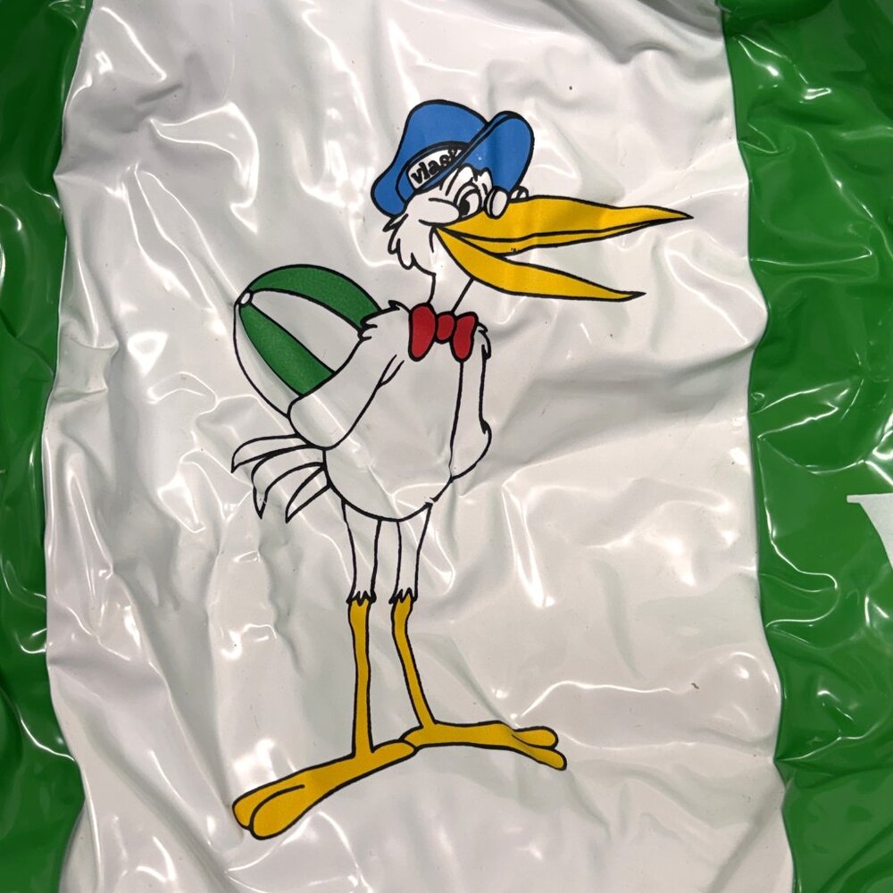 Vintage 1980's Vlasic Pickles Stork Beach Ball Promotional Advertising Vlasic - Picture 5 of 9